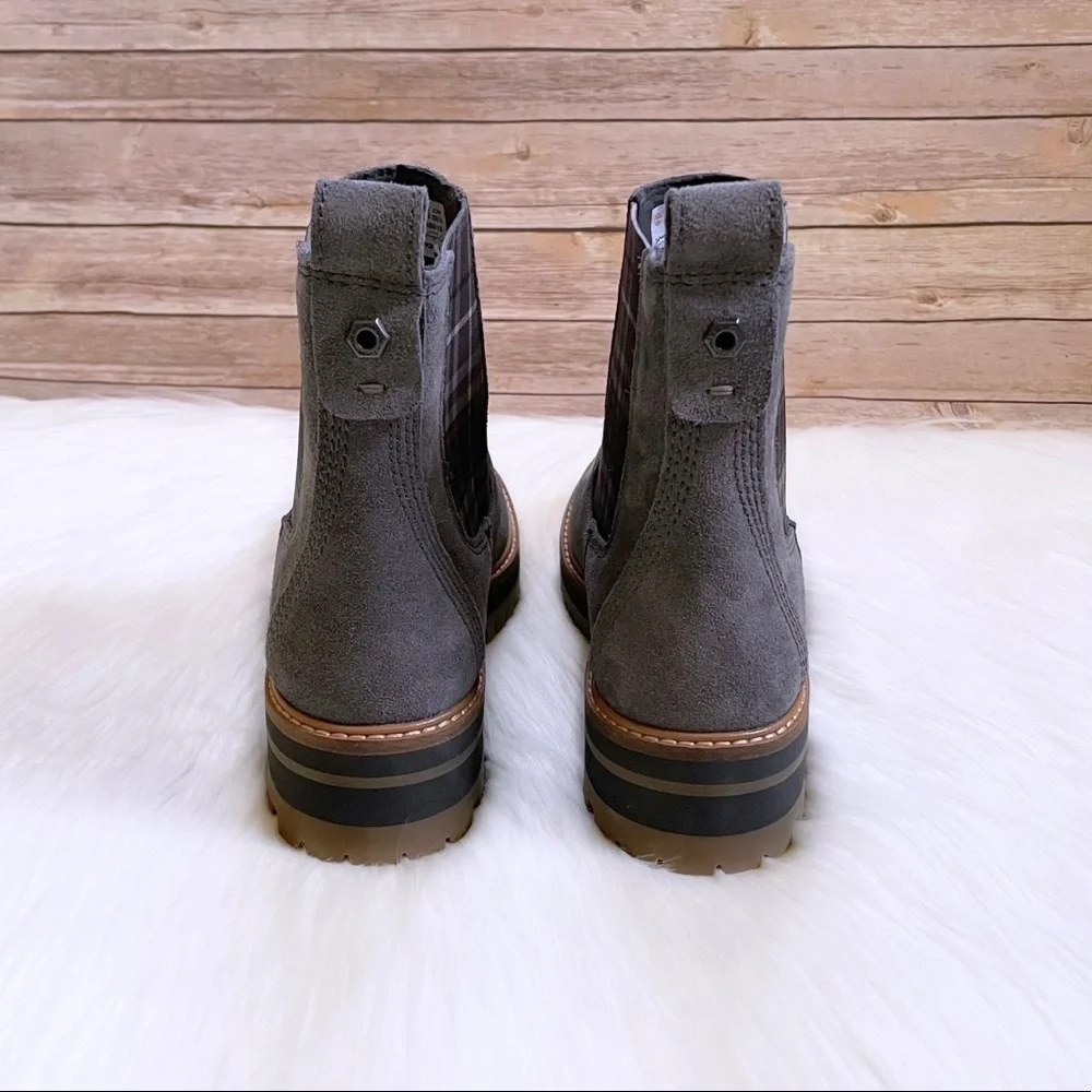 Timberland Courmayeur Valley Chelsea Dark Grey Boots - Picture 4 of 7